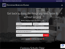 Tablet Screenshot of centenoschultz.com